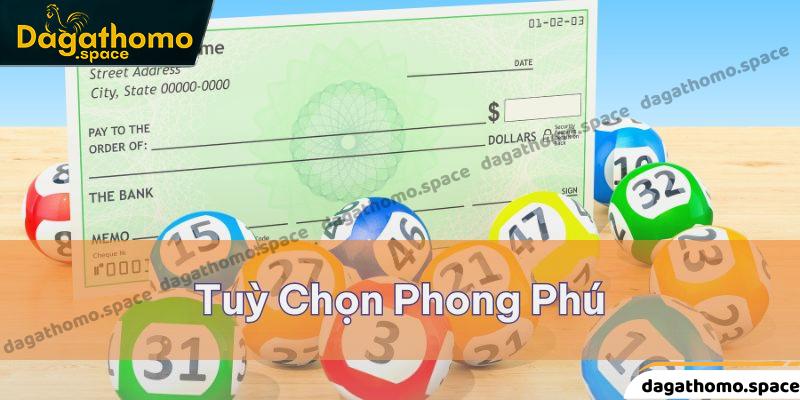 Tuỳ chọn phong phú cho người chơi xổ số CWin